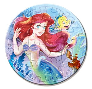 百耘圖 - HPD0116010 Disney Princess小美人魚(1)拼圖磁鐵16片(圓)