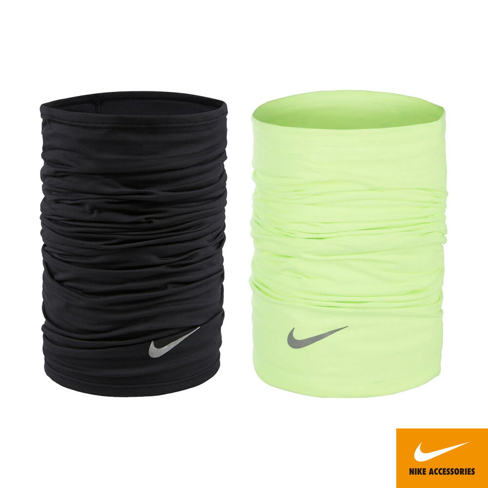 NIKE DRI-FIT 慢跑頸套 2.0 N1002586042OS黑/N1002586302OS亮綠