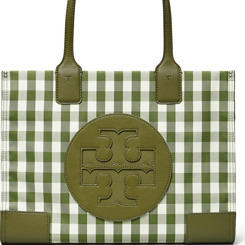 最高再折$1400]Tory burch ELLA 小號格紋托特包女士單肩包84377 ｜母親