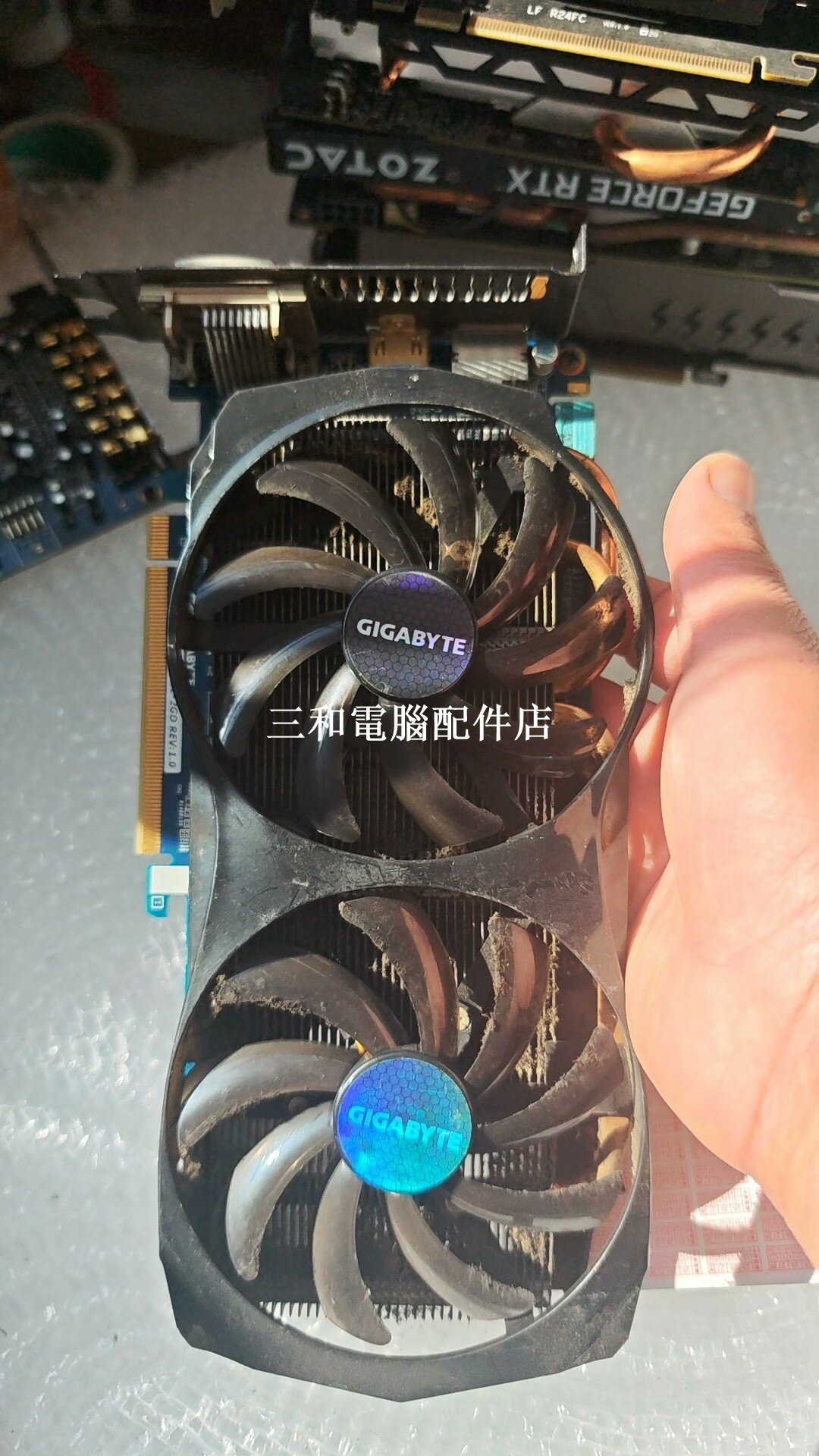 實拍實測 技嘉 GTX650TI 2G 顯示卡 成色佳 電腦擴充 改善效能 直接拍
