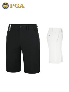 美國PGA 新品 高爾夫褲子 男士golf短褲 拉鏈口袋 透氣速干