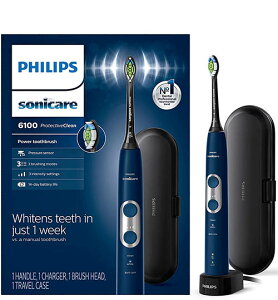 【現貨】Philips【美國代購】飛利浦 電動牙刷Sonicare ProtectiveClean 6100 HX6871/49 - 海軍藍