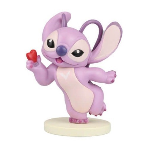 【震撼精品百貨】Stitch 星際寶貝史迪奇~日本DISNEY迪士尼 史迪奇擺飾 公仔-安琪愛心*29997