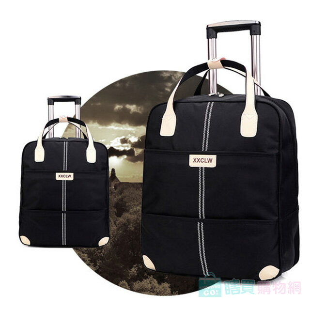韓版優質大容量手提拉桿旅行包 輕巧行李箱 行李袋 旅行袋 ◤限時免運◢