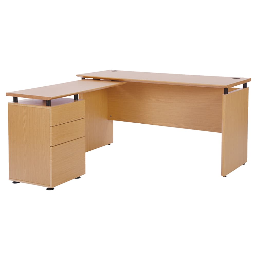 ◆L型 電腦桌 辦公桌 RB004 140 LBR NITORI宜得利家居