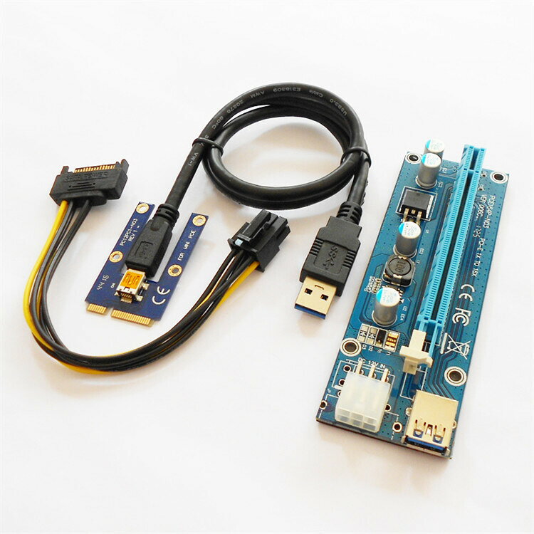 外接獨立顯示卡mini pcie轉pcie16X DIY延長線