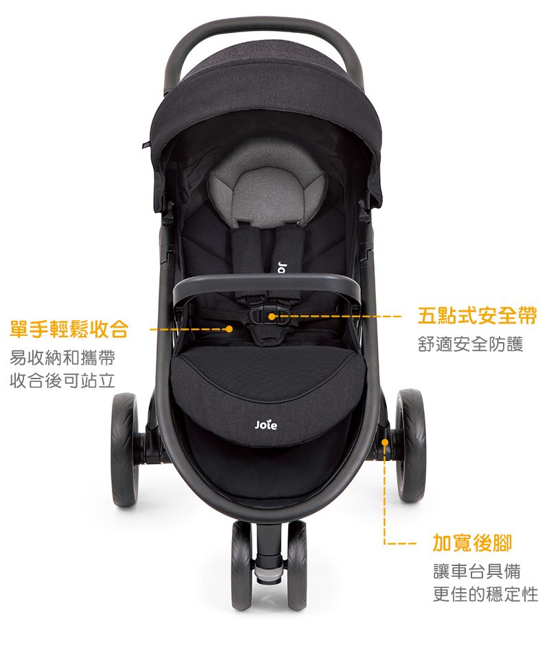 Joie litetrax 3時尚運動三輪推車(JBB38400N丹寧藍) 7180元(聊聊優惠