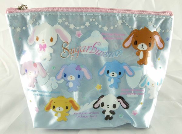 【震撼精品百貨】Sugarbunnies 蜜糖邦尼 防水化妝包 藍底星星 震撼日式精品百貨