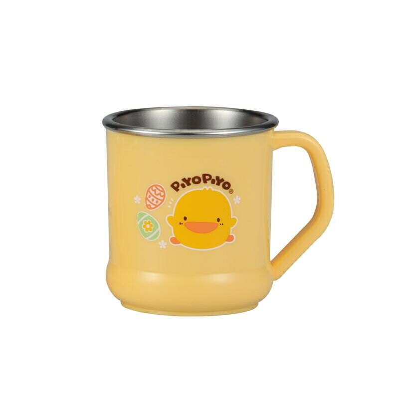 Piyo Piyo黃色小鴨 不鏽鋼隔熱大單耳杯220ml