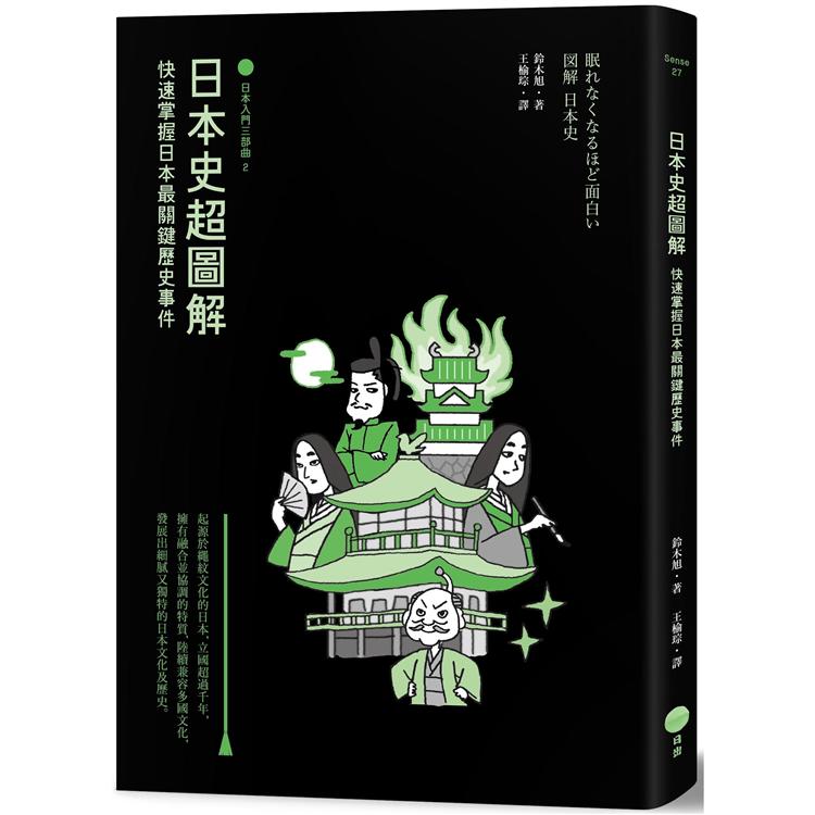 日本史超圖解【日本入門三部曲2】：快速掌握日本最關鍵歷史事件