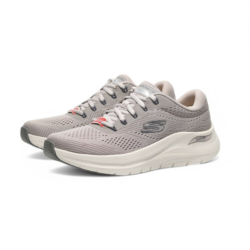 【滿千折百】SKECHERS 休閒鞋 ARCH FIT 2.0 灰棕色 足弓支撐 健走鞋 男 232700TPE