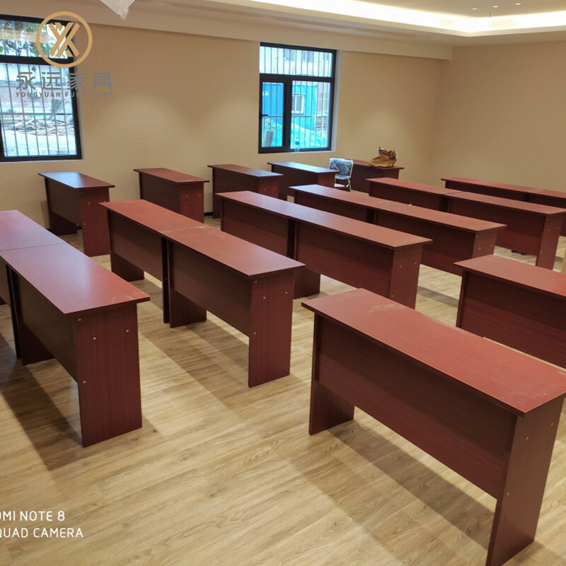 會議桌長條桌雙人三人會議桌椅組合實木皮條形桌會議室培訓桌
