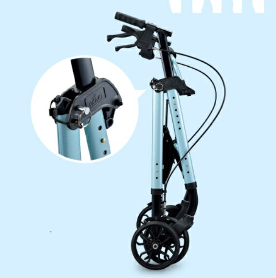 光星助行器STAR(座椅可調高度)帶輪型助步車/步行車/購物車/散步車/助行椅 3