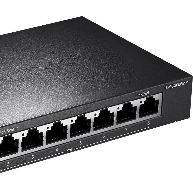 【快速出貨】 免運 網路交換機 TP-LINK8口全千兆雲管理PoE交換機10口TL-SG2008MP匯聚VLAN隔離~優樂悅