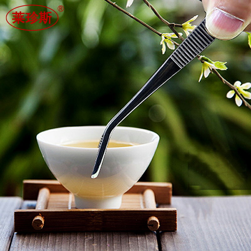 經濟款不銹鋼茶夾鑷子功夫茶具夾茶葉茶杯夾洗茶杯鑷子茶道零配件