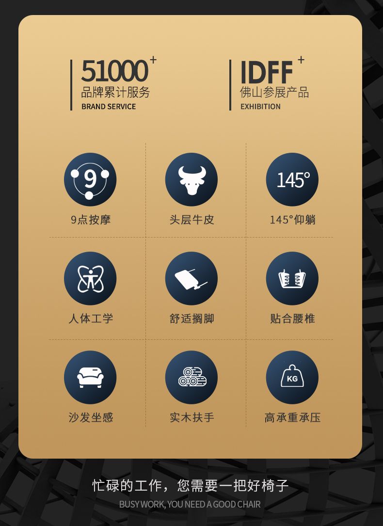 【可開發票】大班椅可躺按摩辦公椅電腦椅家用真皮轉椅舒服老板椅子午睡中老年 7