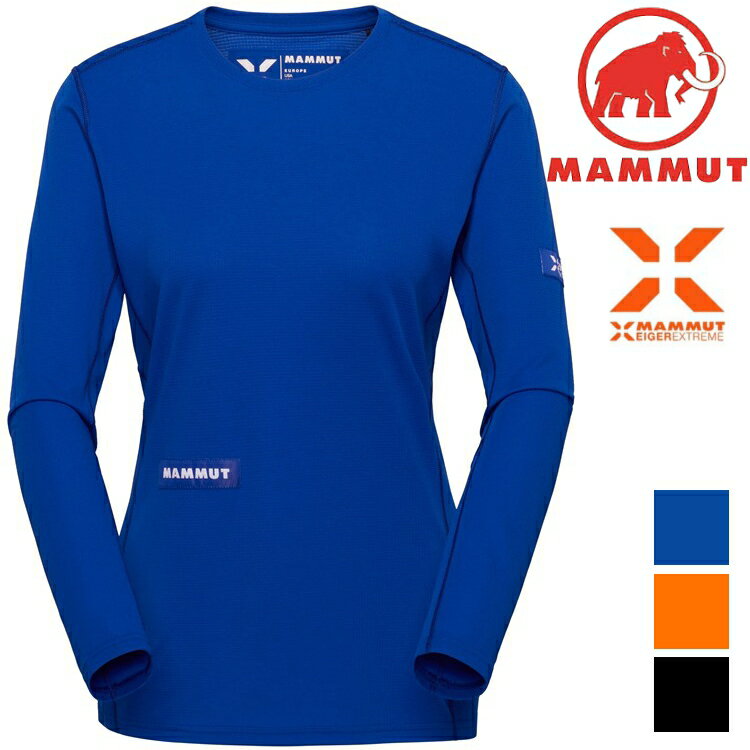 Mammut 長毛象 Eiger Nordwand FL 女款 極限艾格圓領長袖排汗衣 1016-01800