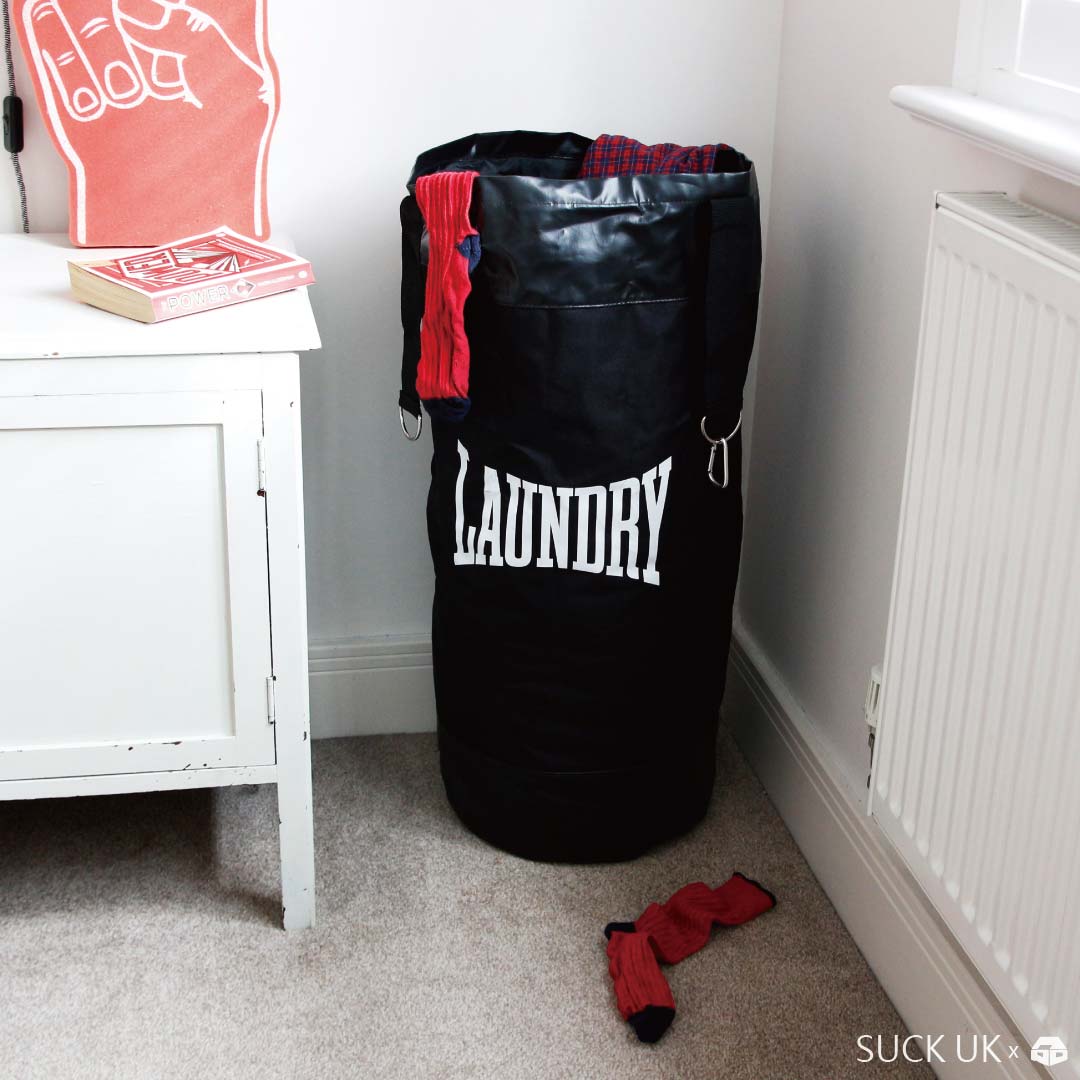 【築實精選】SUCK UK × Punch Bag Laundry Bag 變身沙袋洗衣袋