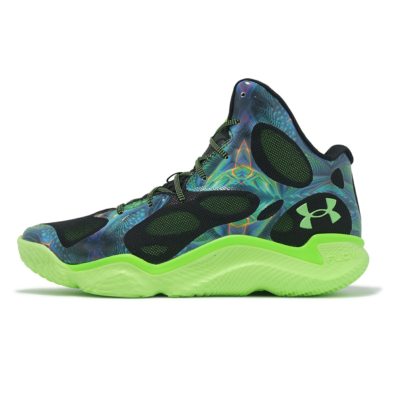 Under Armour UA 籃球鞋 CURRY Spawn Flotro 男鞋 綠 黑 緩震 回彈 UA