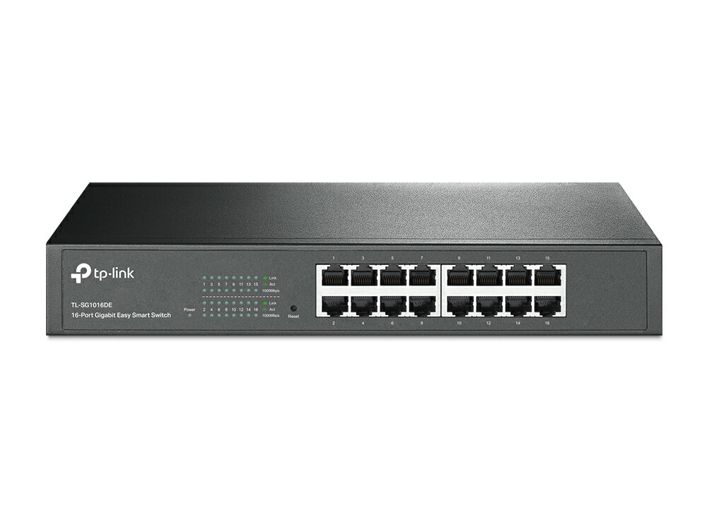 (可詢問訂購)TP-Link TL-SG1016DE 16埠Gigabit簡易智慧型網路交換器/Switch/Hub