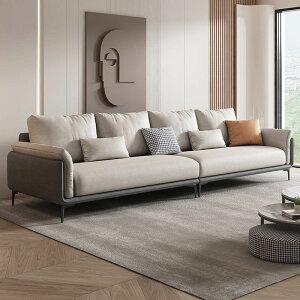 2022年新款輕奢科技布布藝沙發小戶型簡約現代客廳三人位乳膠沙發