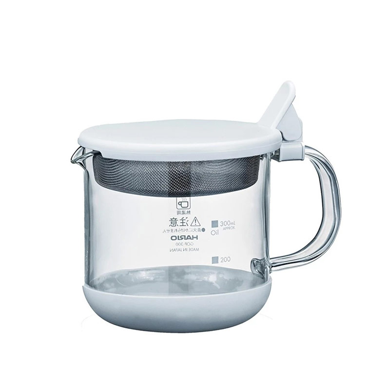 《HARIO》清透玻璃濾油壺300ml(GOP-300-W)