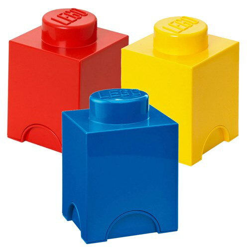 【 樂高積木 LEGO 】方塊一置物盒 ( 三色可選 )