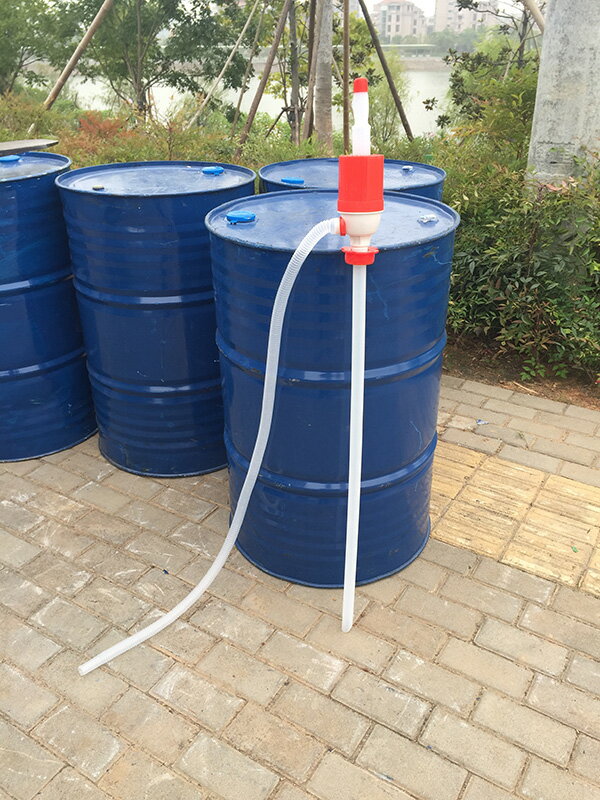 200升油桶手拉式塑料油抽 帶軟管油抽子手動 抽油器 水器抽油泵