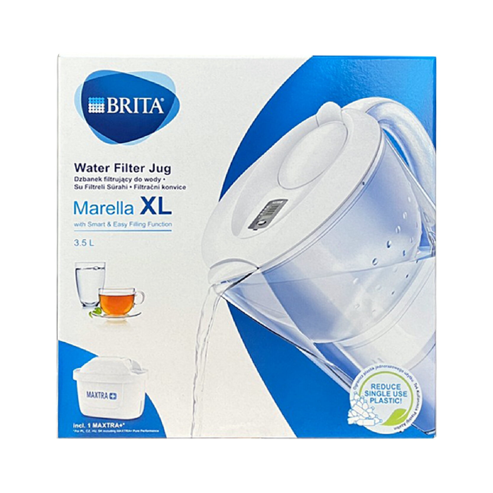 德國 BRITA 馬里拉濾水壺(1壺1芯) Marella XL 3.5L 濾水壺 濾芯✨現貨✨ 2