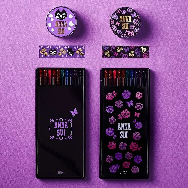 PILOT 百樂 ANNA SUI 安娜蘇 限量聯名款 超細變芯筆芯 (10色套組) (0.4mm)