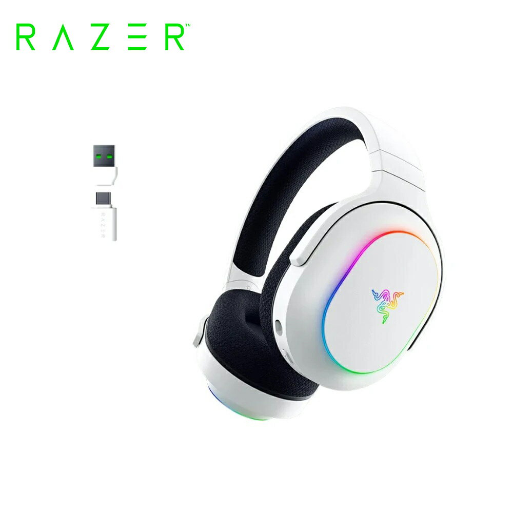 【Razer 雷蛇】Barracuda X Chroma 梭魚無線耳機 X 幻彩版 白色【三井3C】