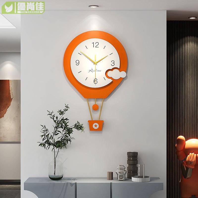 鐘表客廳輕奢裝飾掛表現代簡約時鐘掛墻家用個性時尚創意網紅掛鐘