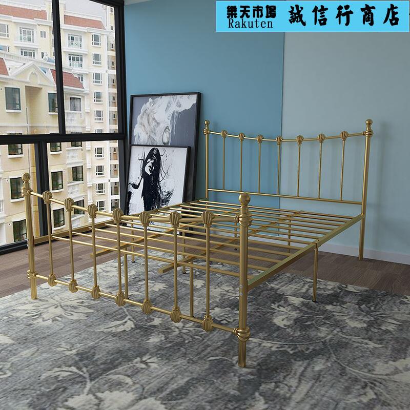 鐵藝床1.8米鋼管雙人床1.5米經濟型成人簡約簡易1.2m單人床架