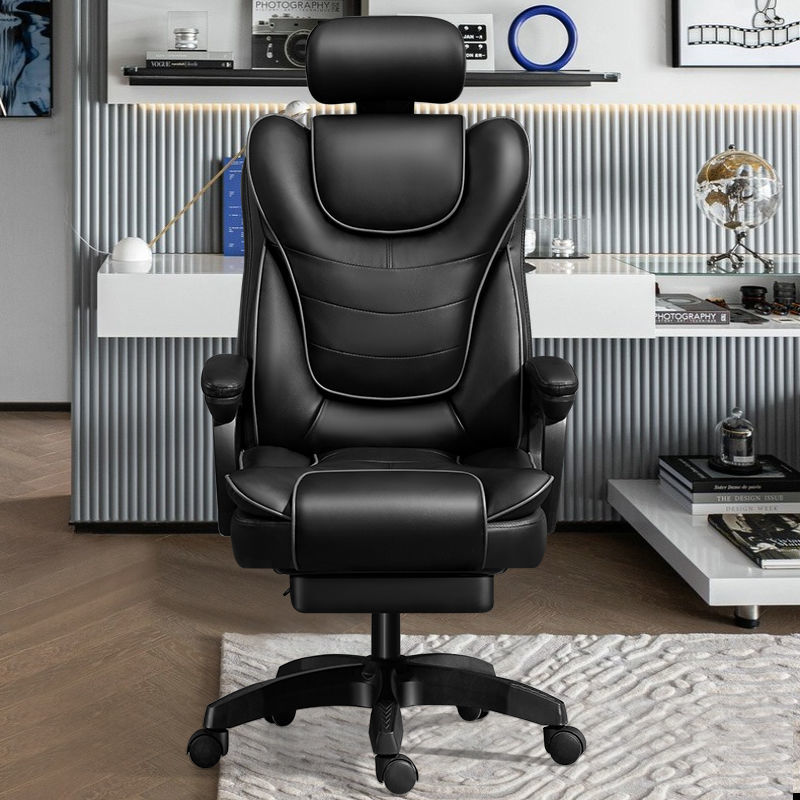 電腦椅家用舒適久坐辦公椅可躺老板椅按摩商務座椅升降辦公室椅子