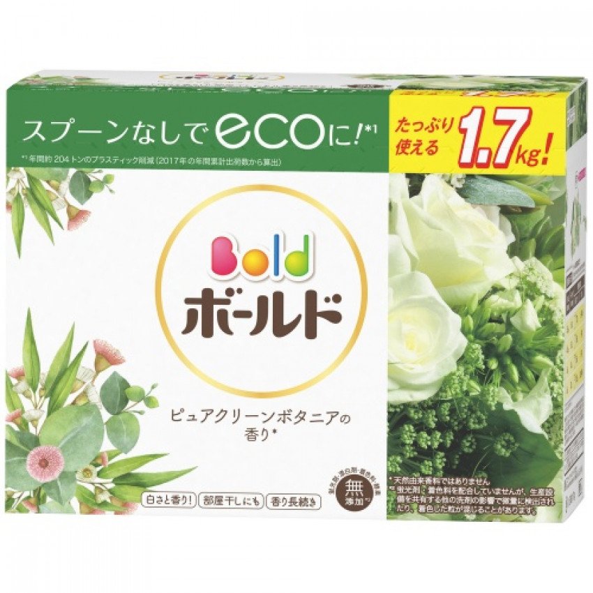 日本【P&G】BOLD 純淨洗衣粉 1.7kg
