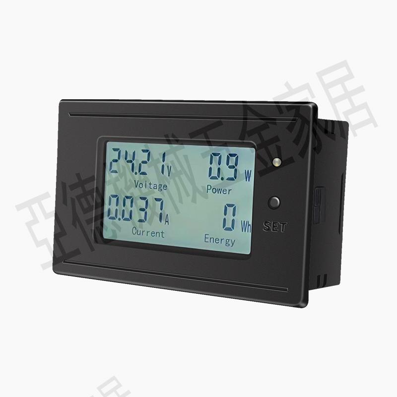 直流數顯多功能電流電壓表功率電量過壓欠壓過載報警電力監測儀表【亞德機械五金家居】 4