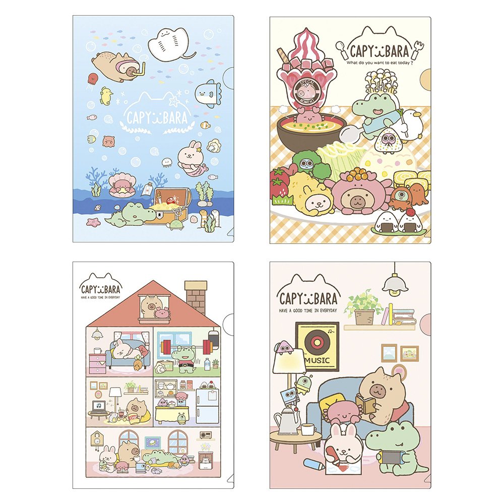 有吉 5入L型書夾A【九乘九購物網】