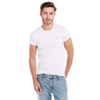 美國百分百【Armani Exchange】T恤 AX 短袖 logo 上衣 T-shirt 白色 素T 男 S號 C753