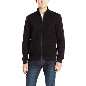 美國百分百全新真品】Calvin Klein 外套 CK 夾克 立領 騎士 棉質 修身 黑色 M號 G039
