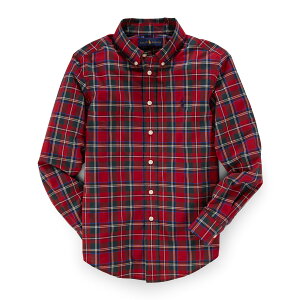 美國百分百【Ralph Lauren】襯衫 RL POLO 小馬 格紋 長袖 上衣 深綠 深藍 紅色 XS S號 G296