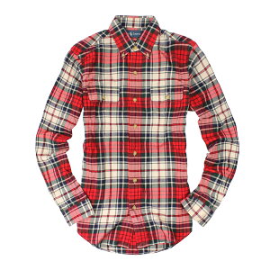 美國百分百【全新真品】Ralph Lauren 襯衫 RL 長袖 上衣 Polo 紅藍綠 格紋 雙口袋 柔軟 男 S L號