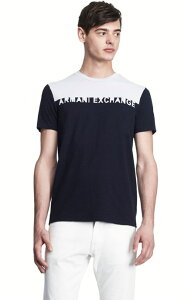 美國百分百【全新真品】Armani Exchange T恤 AX 短袖 上衣 T-shirt 亞曼尼 白灰 黑 Logo 文字 S M L號 F344