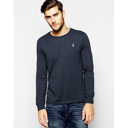 美國百分百【全新真品】Ralph Lauren T恤 RL T-shirt 素面 小馬 長袖 麻灰 M L XL XXL