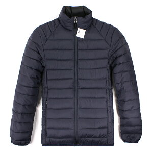 美國百分百【全新真品】Calvin Klein CK 男 輕量 保暖 羽絨 外套 夾克 外衣 深藍色 S M號 E434