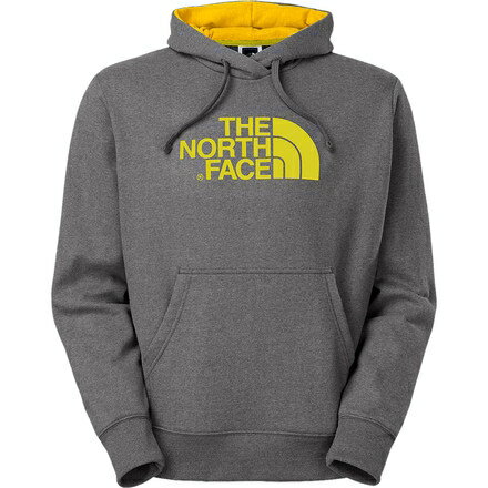 美國百分百【The North Face】帽T 連帽 TNF T恤 北臉 長袖 厚棉 灰色 黃色 大尺碼 B955