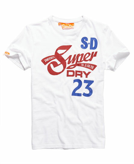 美國百分百【Superdry】極度乾燥 T恤 上衣 T-shirt 短袖 短T 白色 S M號 E695