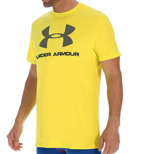 美國百分百【Under Armour】運動時尚 UA T恤 Logo T-shirt 黃色 S M L號 E873