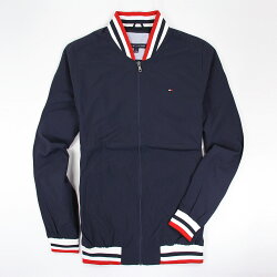 美國百分百【全新真品】Tommy Hilfiger 外套 布勞森 夾克 TH 棒球外套 深藍 男 S M號 E878