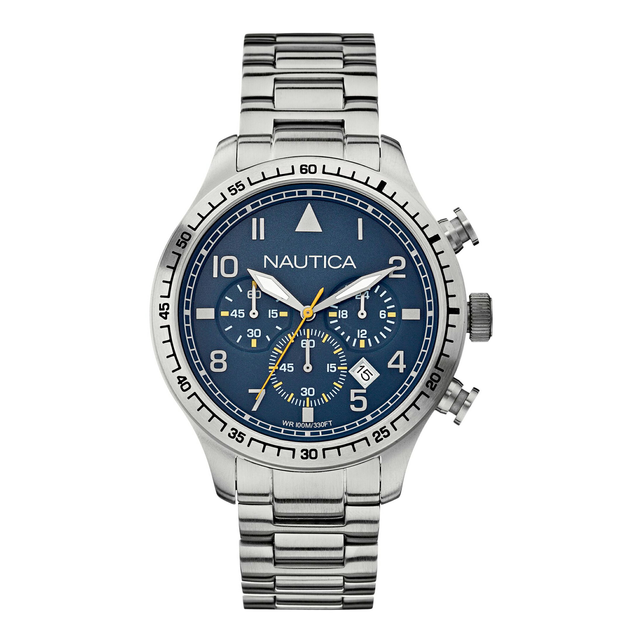 美国百分百【全新真品】nautica 帆船牌 手表 配件 腕表 金属 大表面