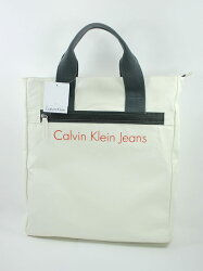 美國百分百【全新真品】Calvin Klein 大方包 托特包 手提包 手提袋 公事包 防水 白色 男款 CK